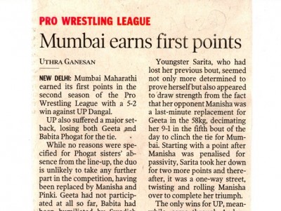 Mumbai earns first points