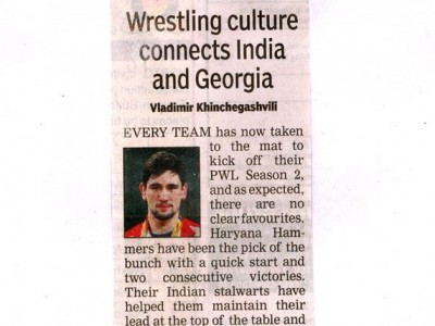 Wrestling culture connects India and Georgia