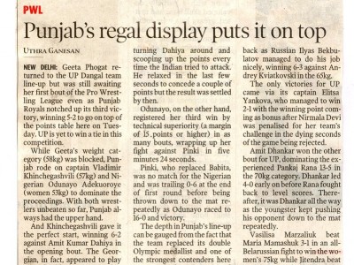 Punjab's Regal display puts it on top