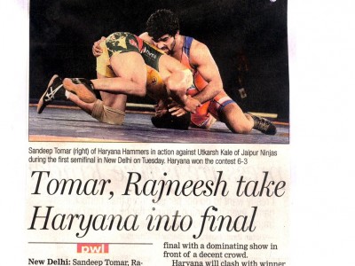 Tomar, Rajneesh take Haryana into finals