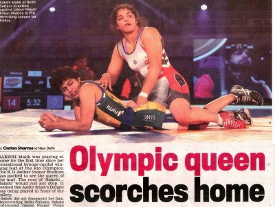 Olympic queen scorches home turf